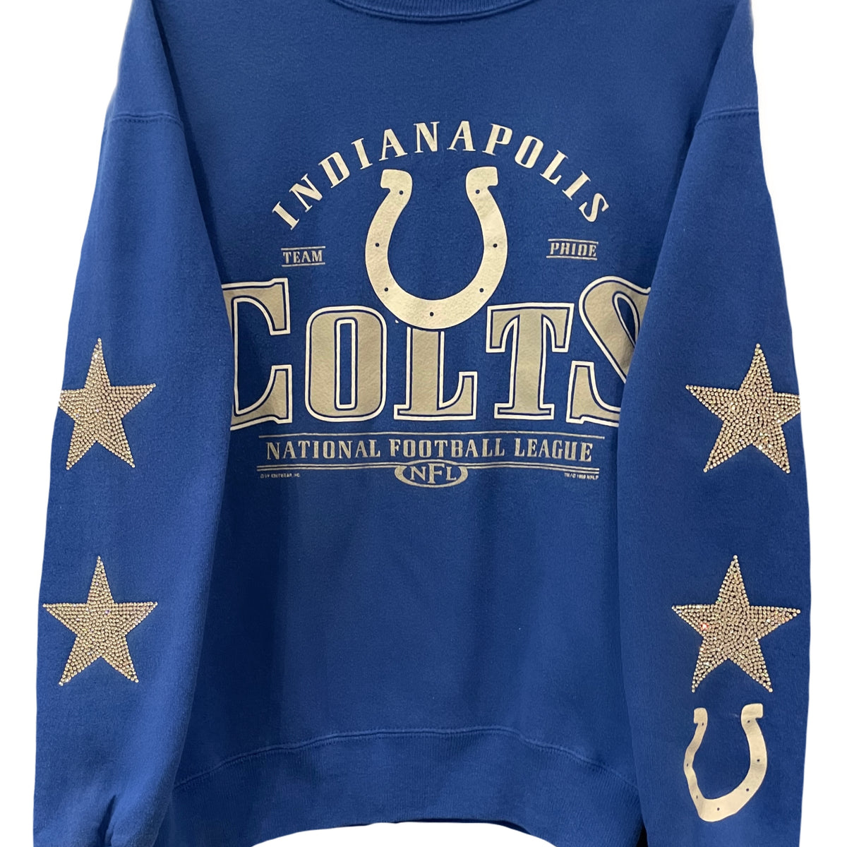Indianapolis Colts, Football One of a KIND Vintage Sweatshirt with 