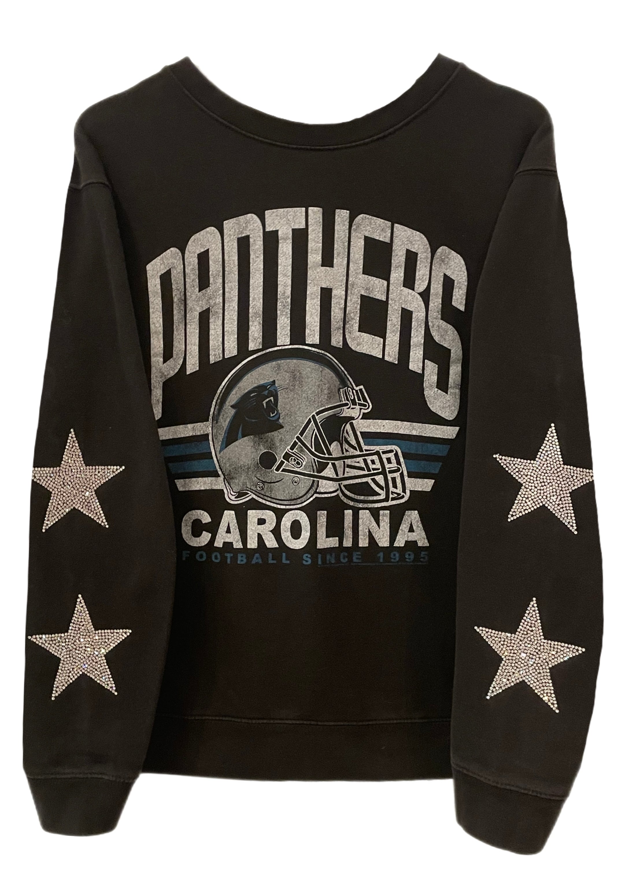 Carolina Panthers, NFL One of a KIND Vintage NFL Sweatshirt with Cryst –  ShopCrystalRags