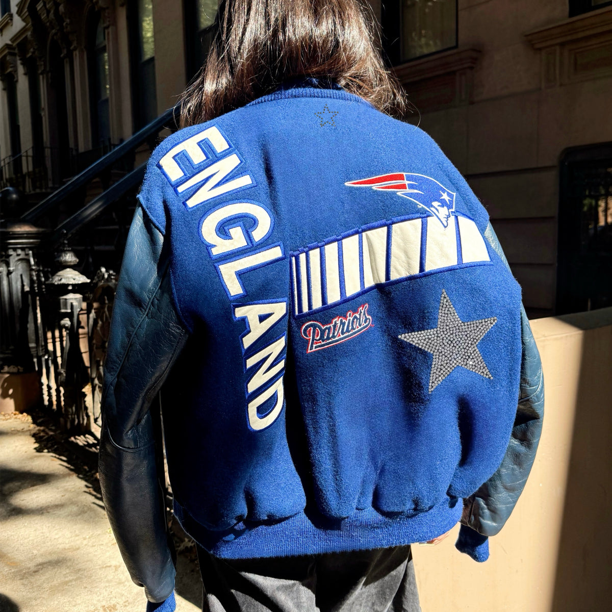 New England Patriots, Football One of a KIND Vintage Jacket with 