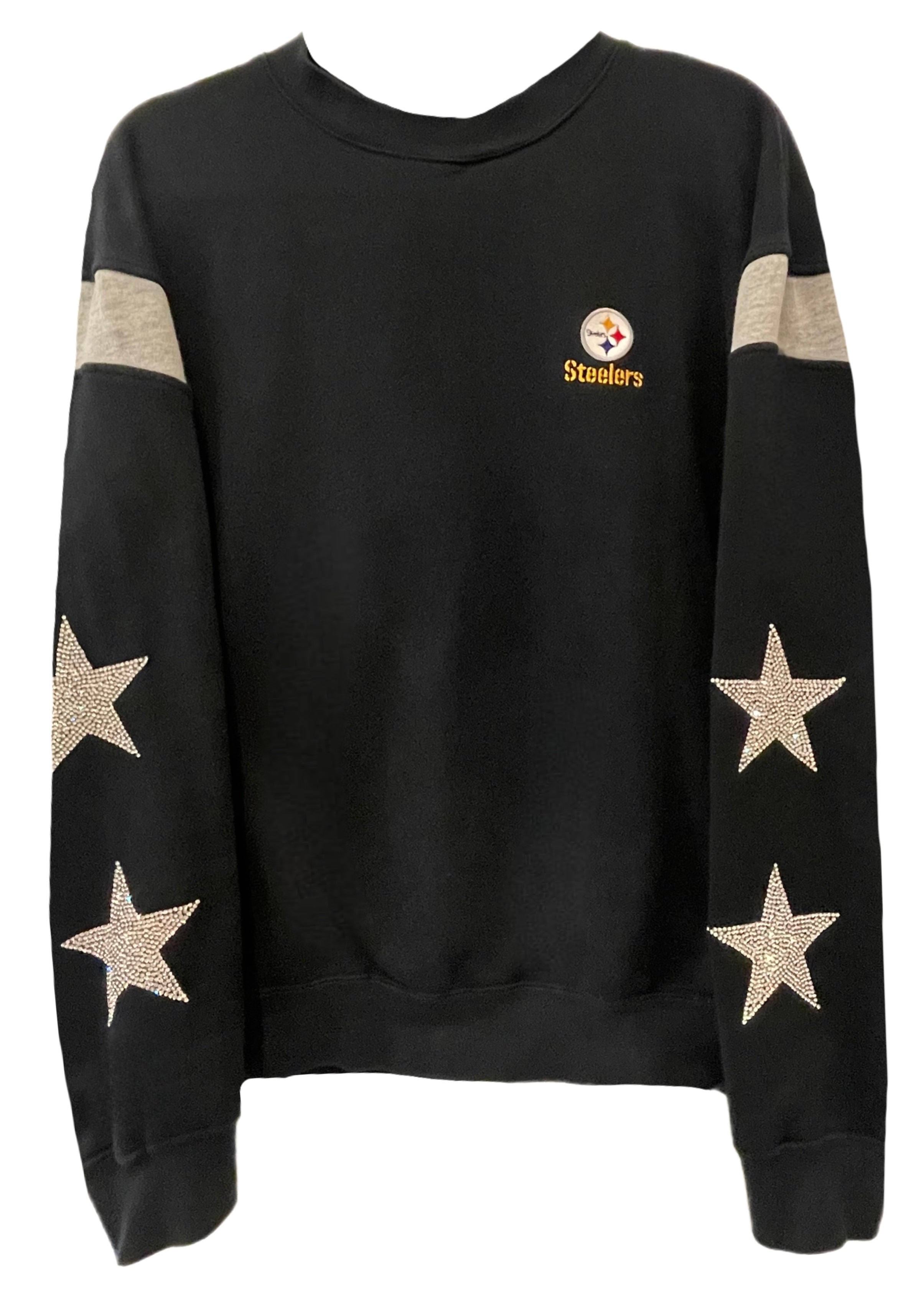 NY Giants, NFL One of a KIND Vintage Sweatshirt with Crystal Star Design