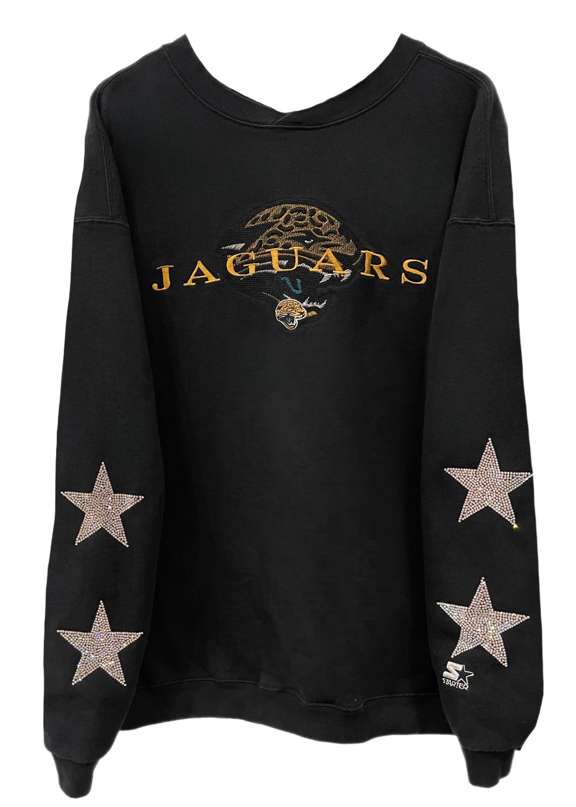 ShopCrystalRags Cleveland Browns, NFL One of A Kind Vintage Sweatshirt with Crystal Star Design