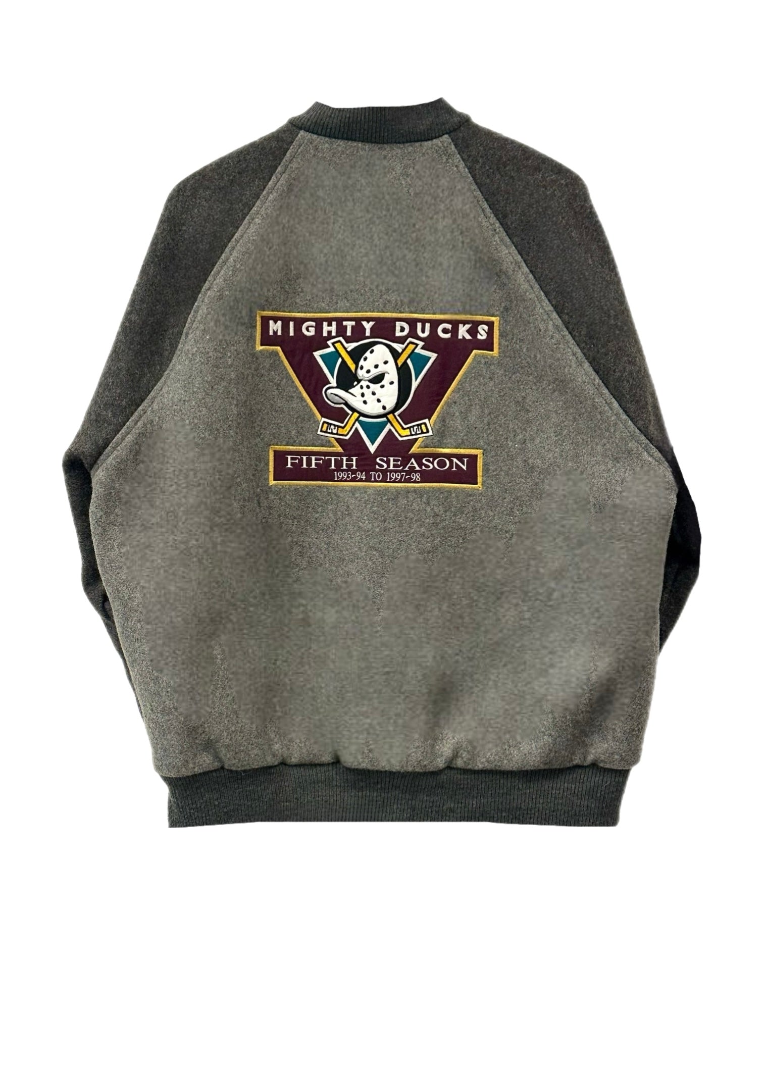 ShopCrystalRags Anaheim Ducks, NHL One of A Kind Vintage “Mighty Ducks” Sweatshirt with Crystal Star Design