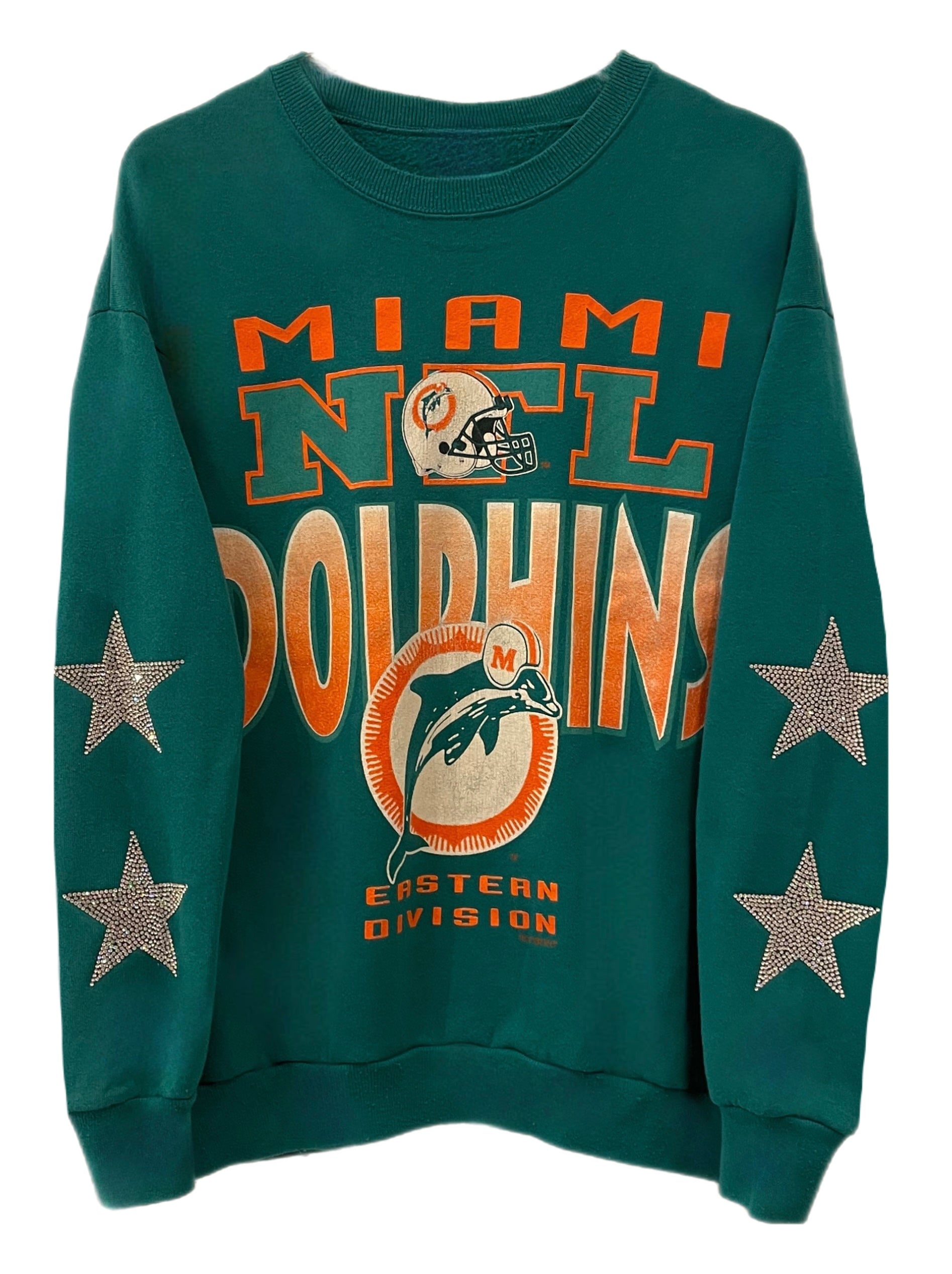 vintage miami dolphins crewneck sweatshirt
