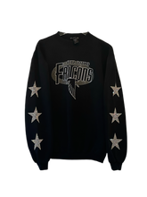 Load image into Gallery viewer, Atlanta Falcons, Football One of a KIND Vintage Sweatshirt with Three Crystal Star Design
