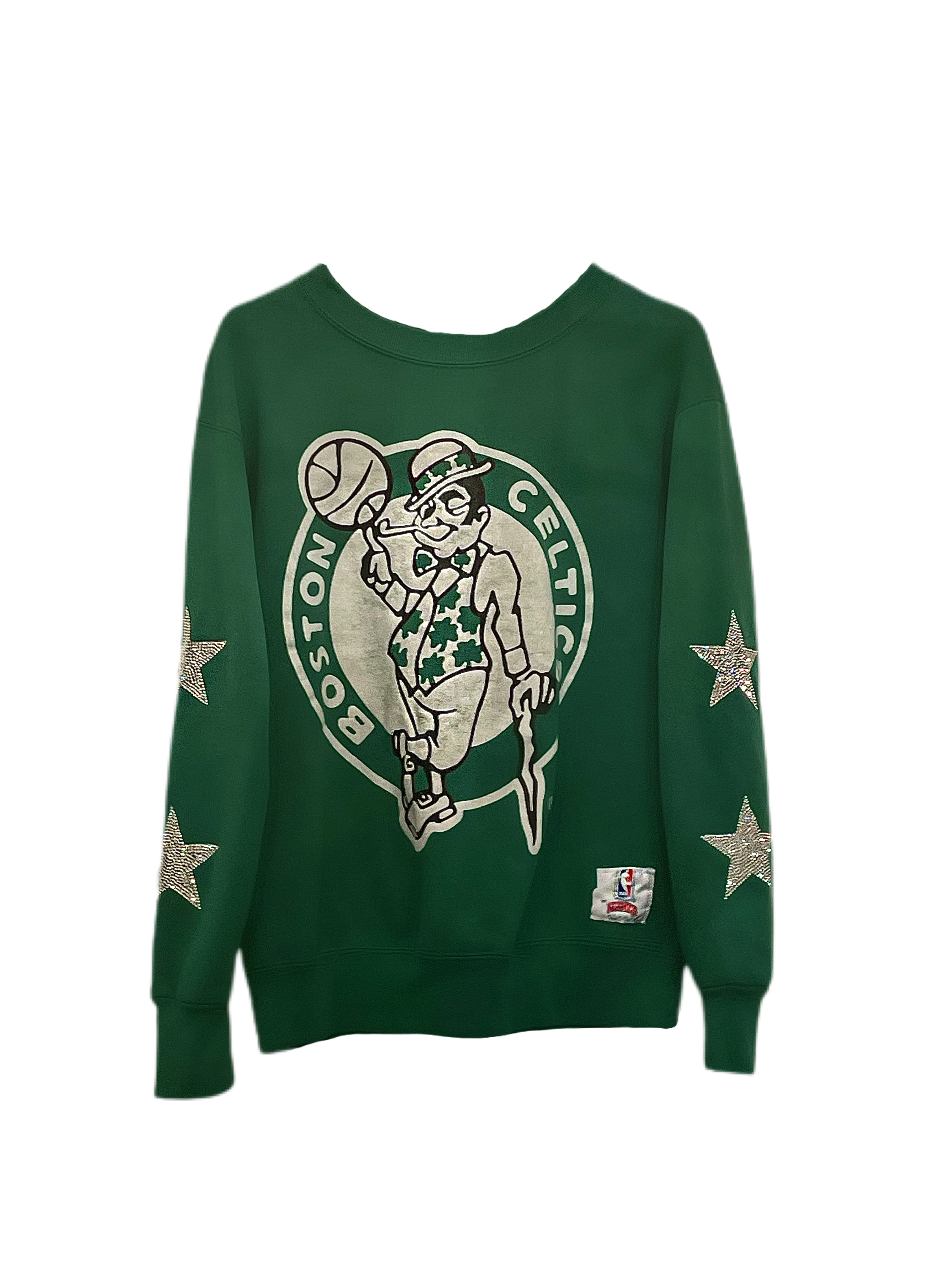 Boston Celtics, NBA One of a KIND Vintage Sweatshirt with Crystal