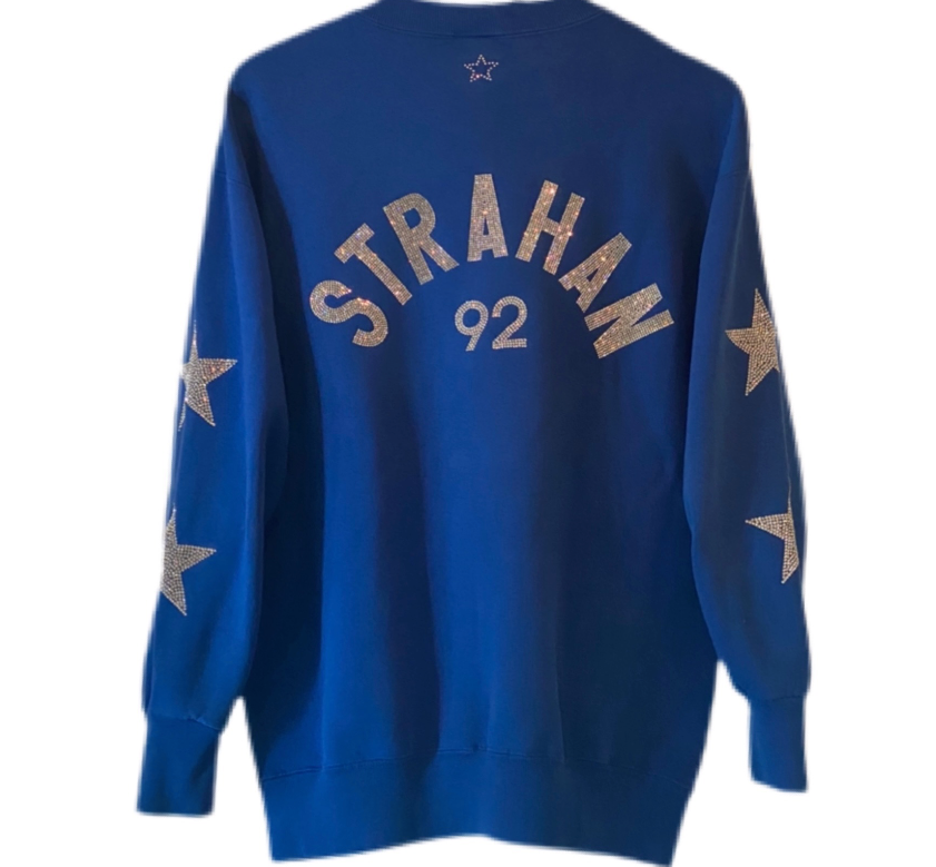 NY Giants, NFL One of a KIND Vintage Sweatshirt with Crystal Star Desi –  ShopCrystalRags