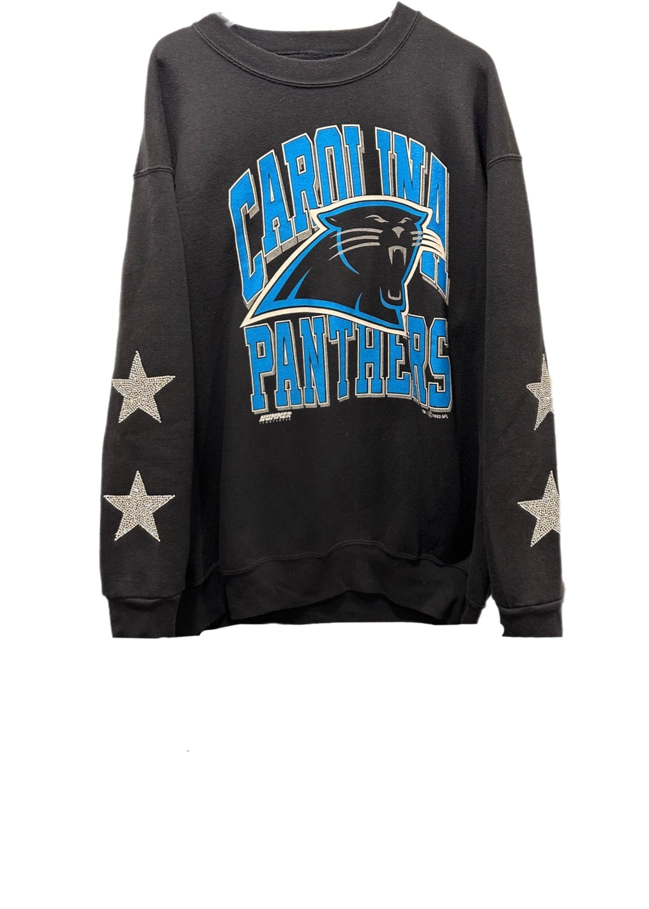 ShopCrystalRags Cleveland Browns, NFL One of A Kind Vintage Sweatshirt with Crystal Star Design