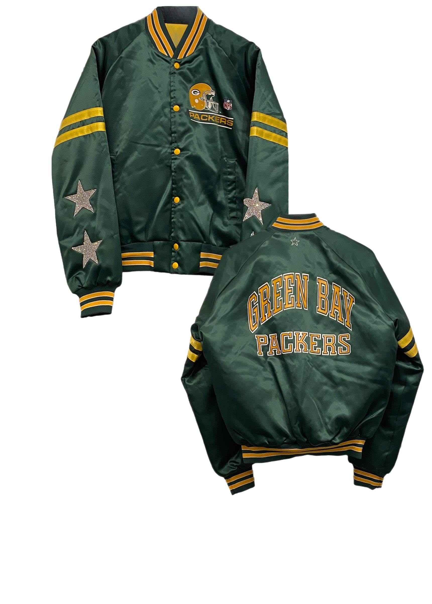 Green Bay Packers 101st Anniversary Thank You For The Memories Signature  NFL Gift With Custom Name Number For Packers Fans Bomber Jacket - Bluefink