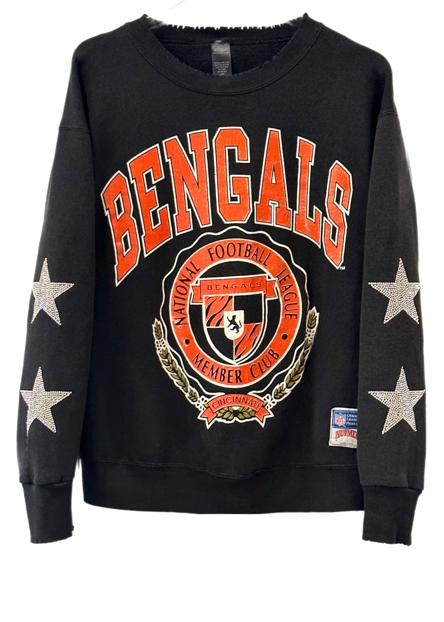 Cincinnati Bengals, NFL One of a KIND Vintage Sweatshirt with