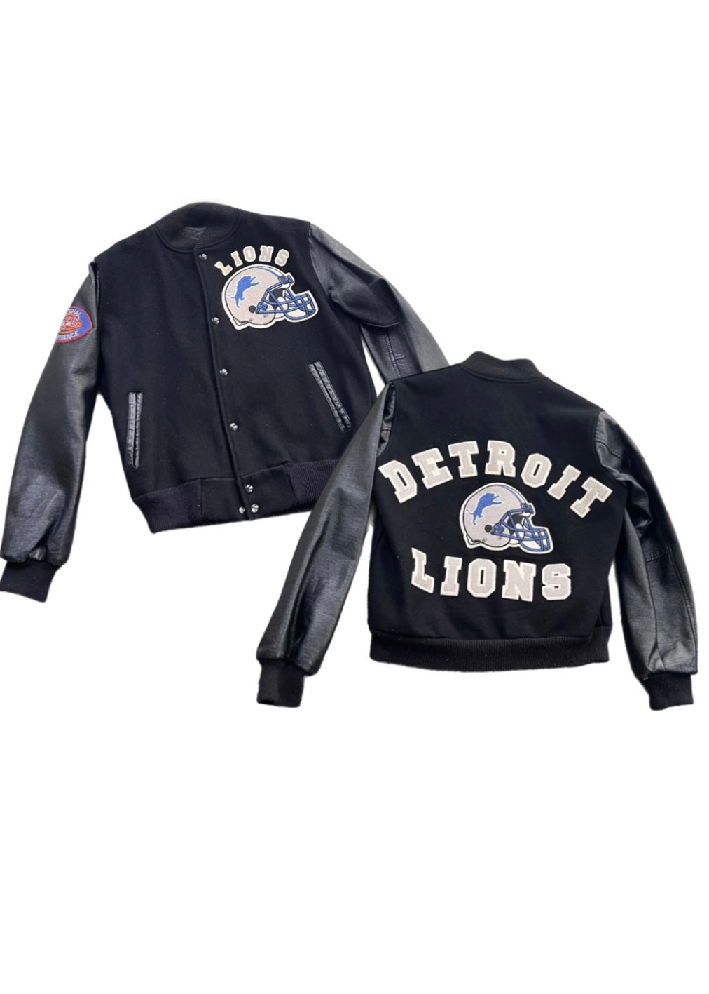 Detroit Lions, NFL One of a KIND “Rare Find” Vintage Jacket with Cryst –  ShopCrystalRags