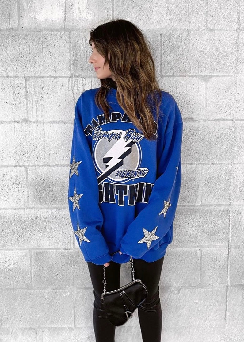 Tampa Bay Lightning, NHL One of a KIND Vintage Sweatshirt with