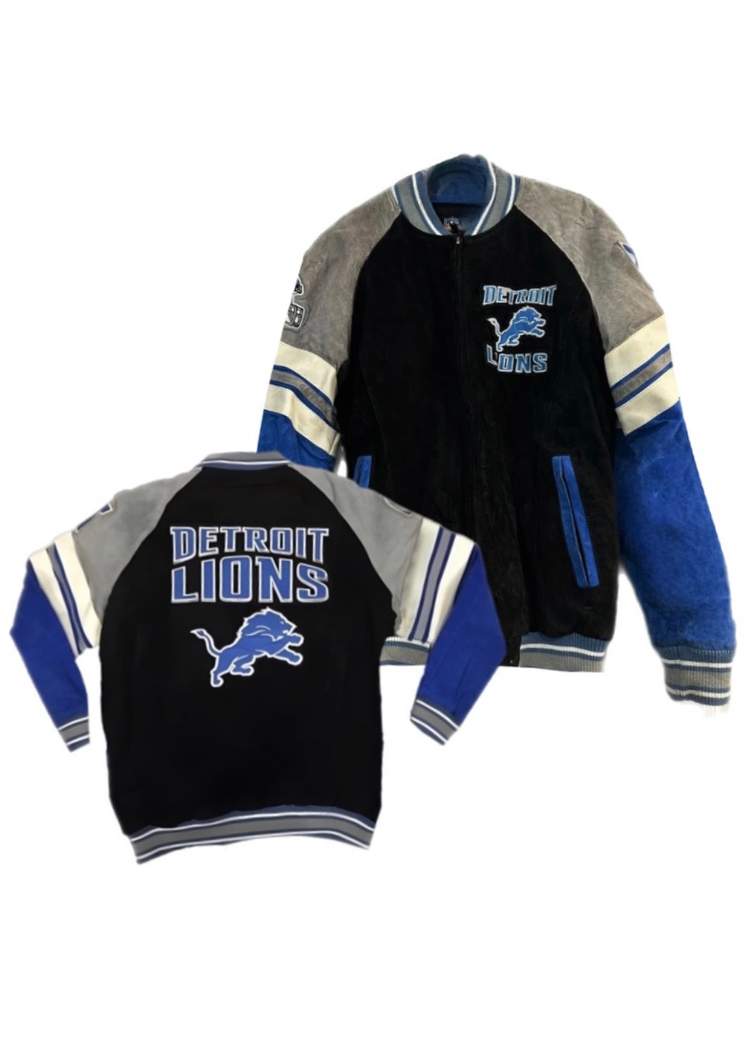 Detroit Lions, NFL One of a KIND “Rare Find” Vintage Jacket with Cryst –  ShopCrystalRags