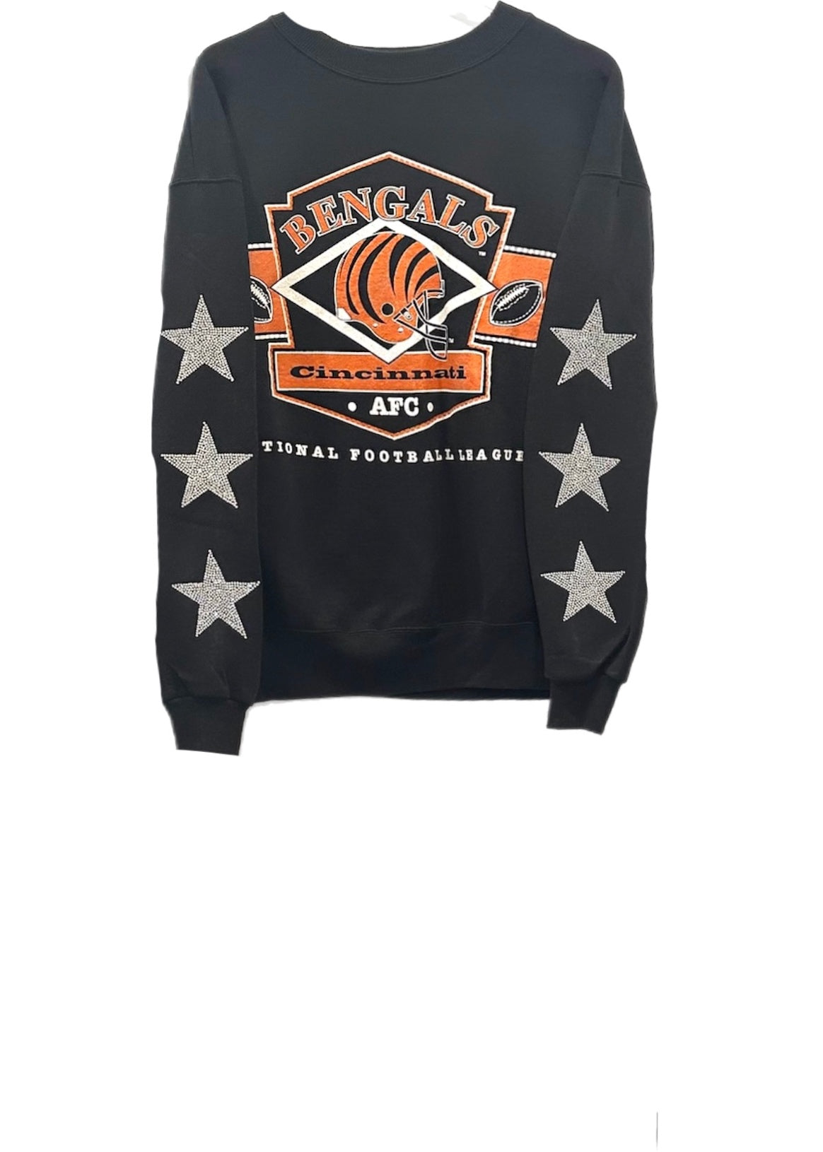 Cincinnati Bengals, NFL Rare Find One of a KIND Vintage Sweatshirt w –  ShopCrystalRags