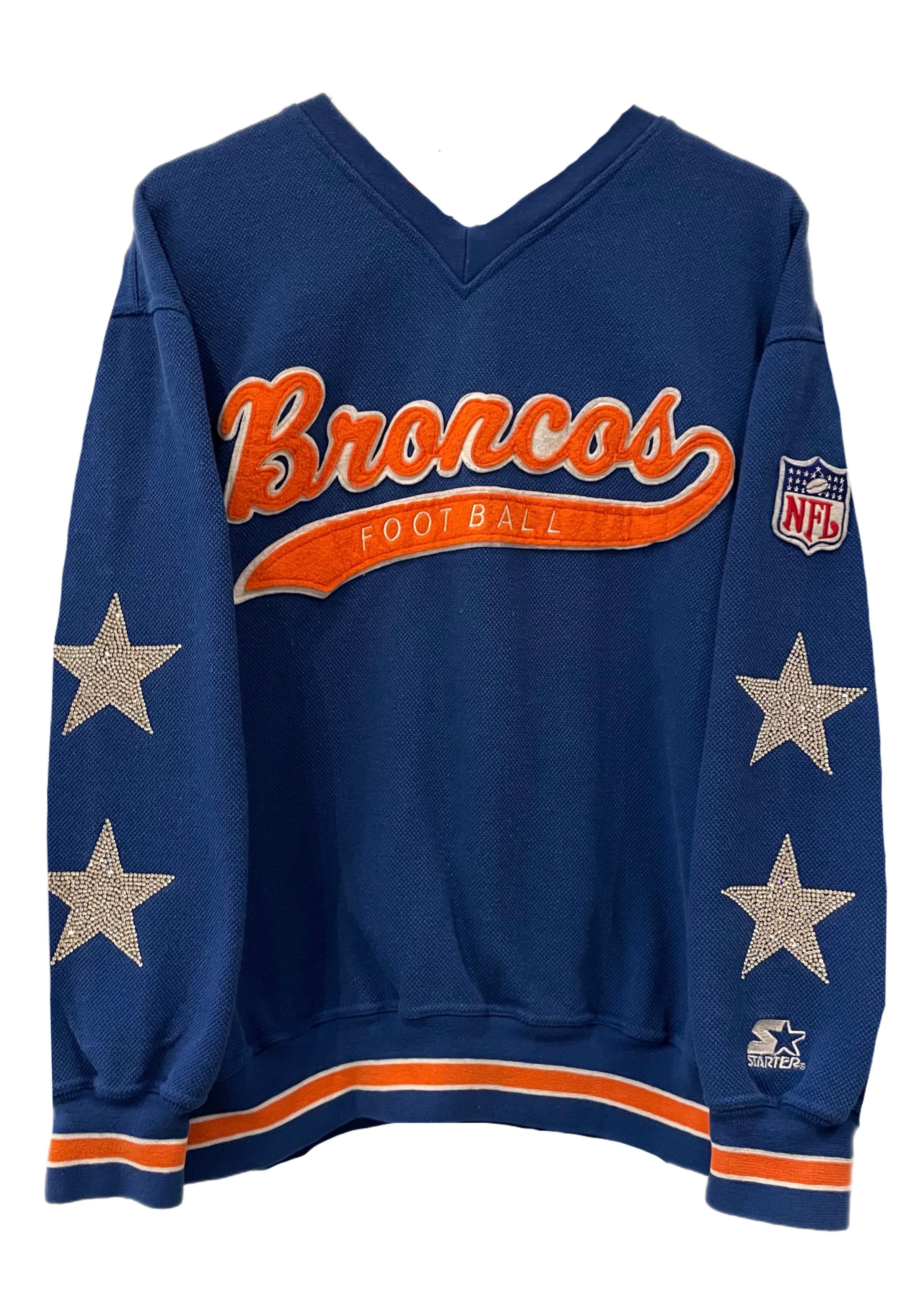 ShopCrystalRags Cleveland Browns, NFL One of A Kind Vintage Sweatshirt with Crystal Star Design