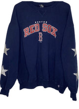 Load image into Gallery viewer, Boston Red Sox, MLB One of a KIND Vintage Sweatshirt with Crystal Star Design
