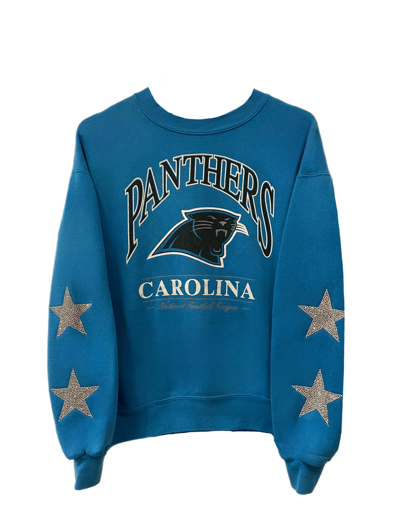Carolina Football Crewneck Panthers Sweatshirt Vintage 