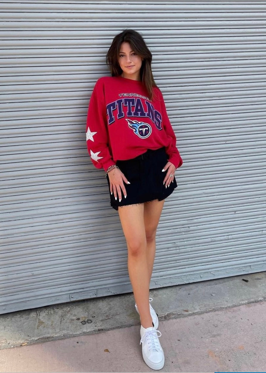 New England Patriots, NFL One of a KIND Vintage Hoodie with Crystal St –  ShopCrystalRags