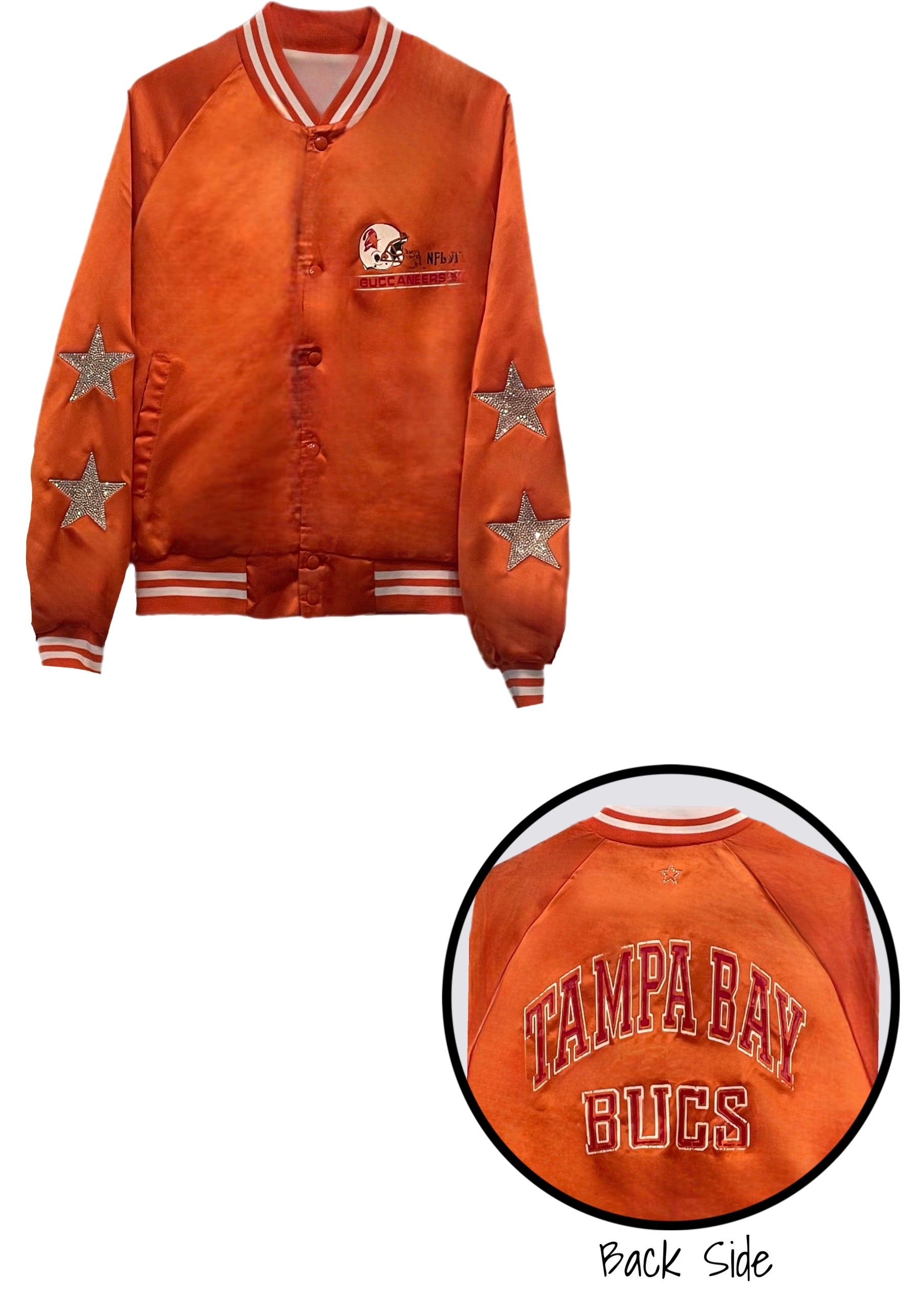 Tampa Bay Buccaneers Satin Orange Jacket