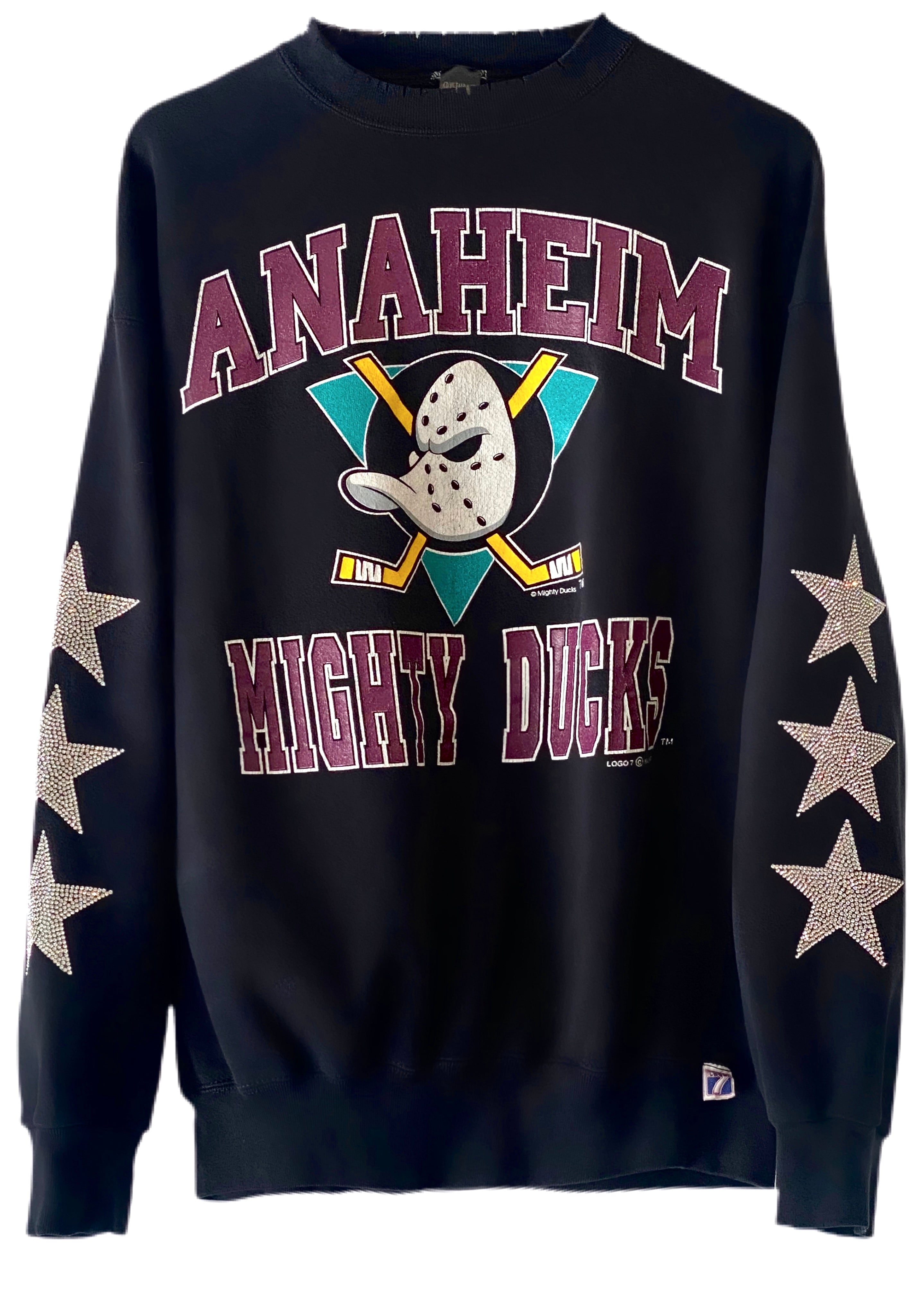 Vintage 1993 Anaheim Mighty Ducks Crewneck Sweatshirt Mighty 
