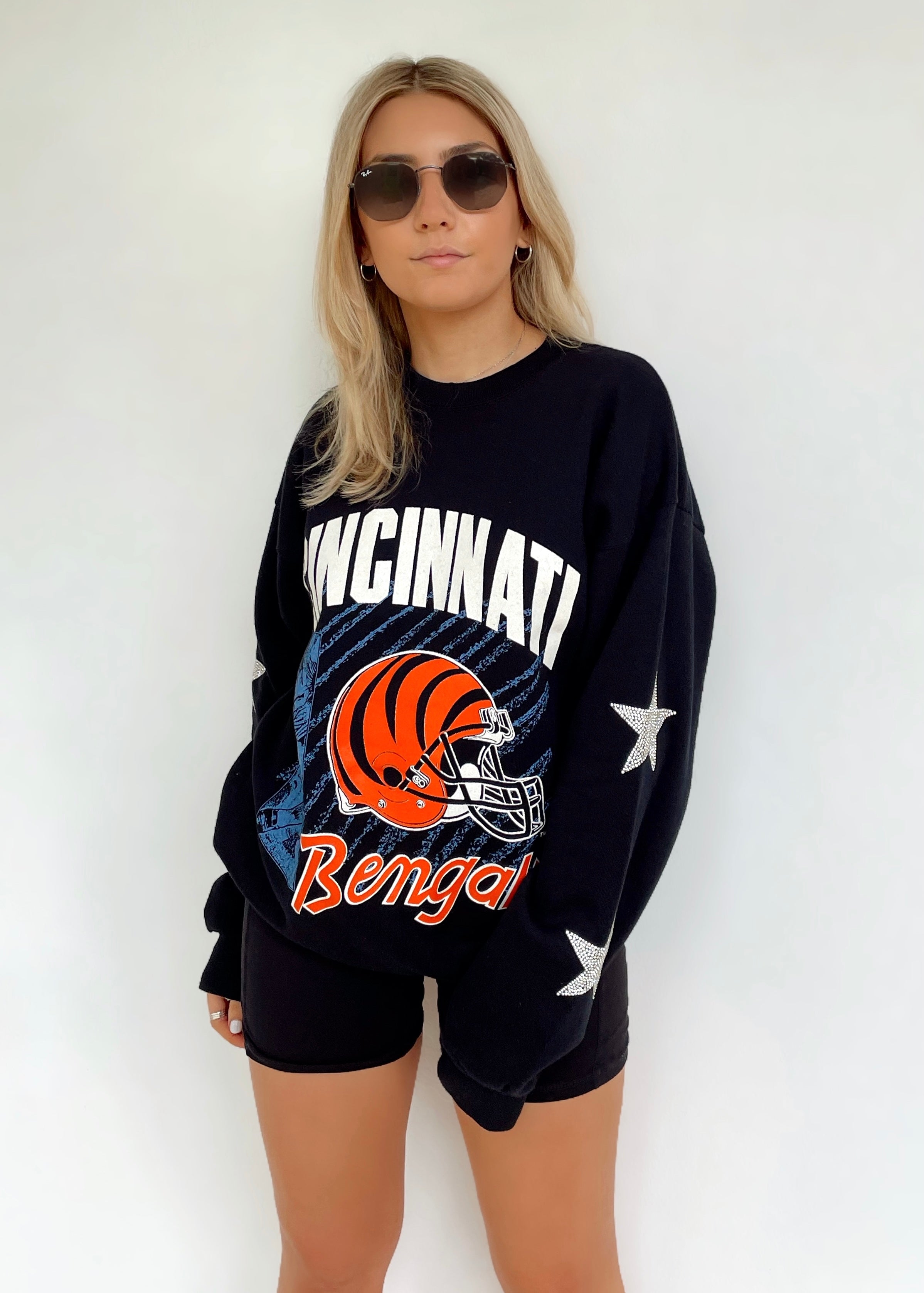 Cincinnati Bengals, NFL Rare Find One of a KIND Vintage Sweatshirt w –  ShopCrystalRags