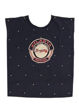 Load image into Gallery viewer, Atlanta Braves, NFL One of a KIND Vintage Muscle Tee with Overall Crystal Design
