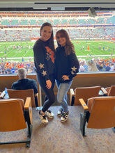 Load image into Gallery viewer, Cincinnati Bengals, Football One of a KIND Sweatshirt with Crystal Star Design, Custom Crystal Number
