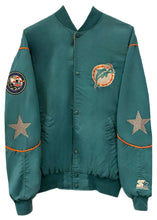 Load image into Gallery viewer, Miami Dolphins, Football “Rare Find” One of a KIND Vintage Jacket with Crystal Star Design
