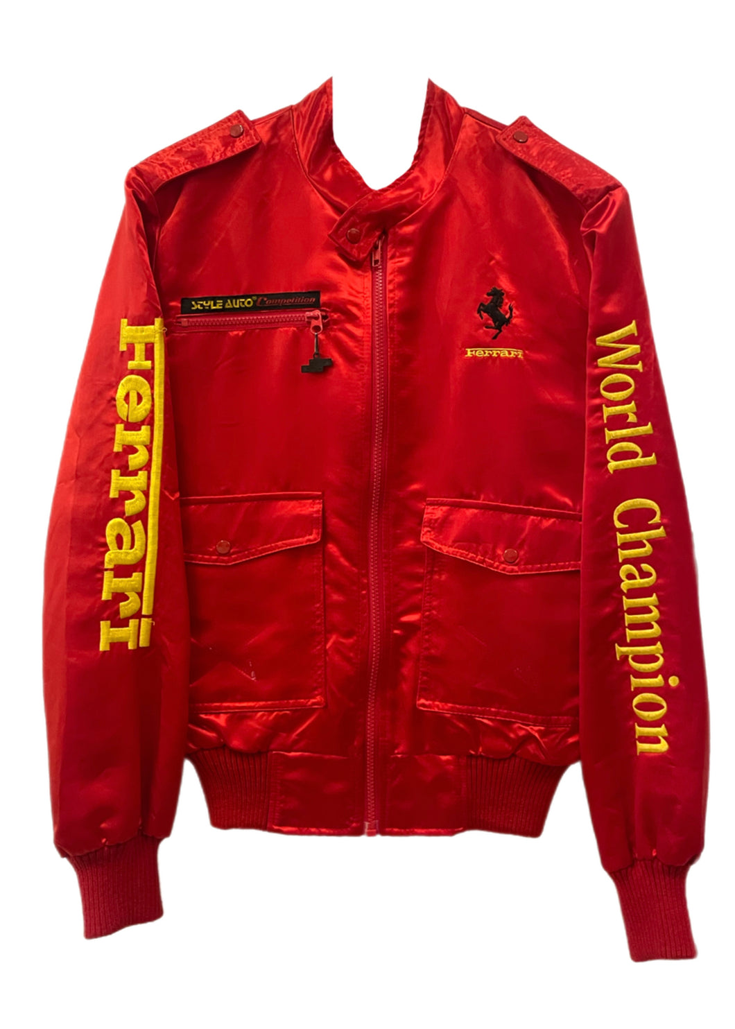 Ferrari, One of a KIND Vintage “Rare Find” Satin Jacket