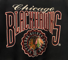 Load image into Gallery viewer, Chicago Blackhawks, Hockey One of a KIND Vintage Jacket with Crystal Star Design
