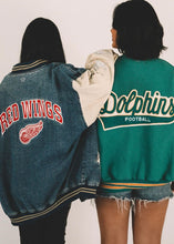 Load image into Gallery viewer, Detroit Red Wings, Hockey One of a KIND Vintage Jacket with Crystal Star Design
