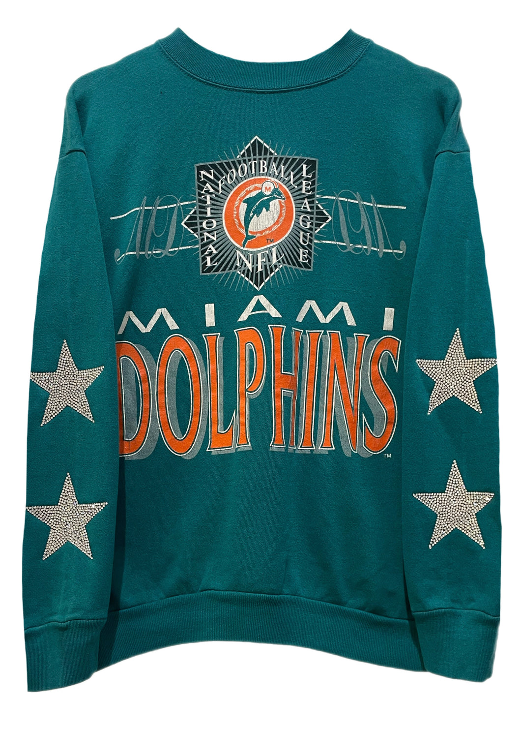 Miami dolphins hotsell throwback sweatshirt