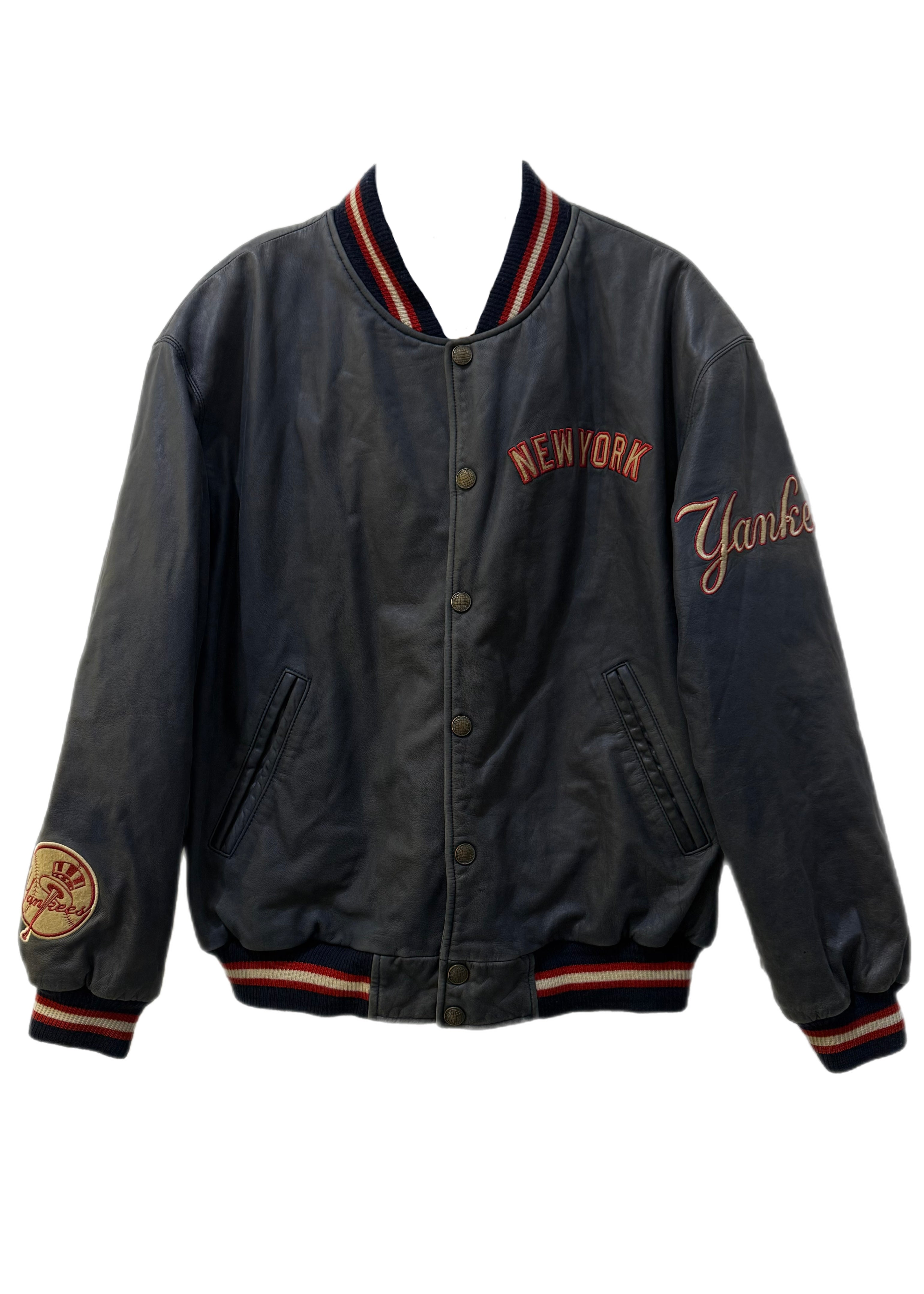 NY Yankees, Baseball One of a KIND Vintage Leather Jacket