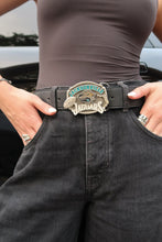 Load image into Gallery viewer, Jacksonville Jaguars, Football Vintage 1996 Belt Buckle with New Soft Leather Strap
