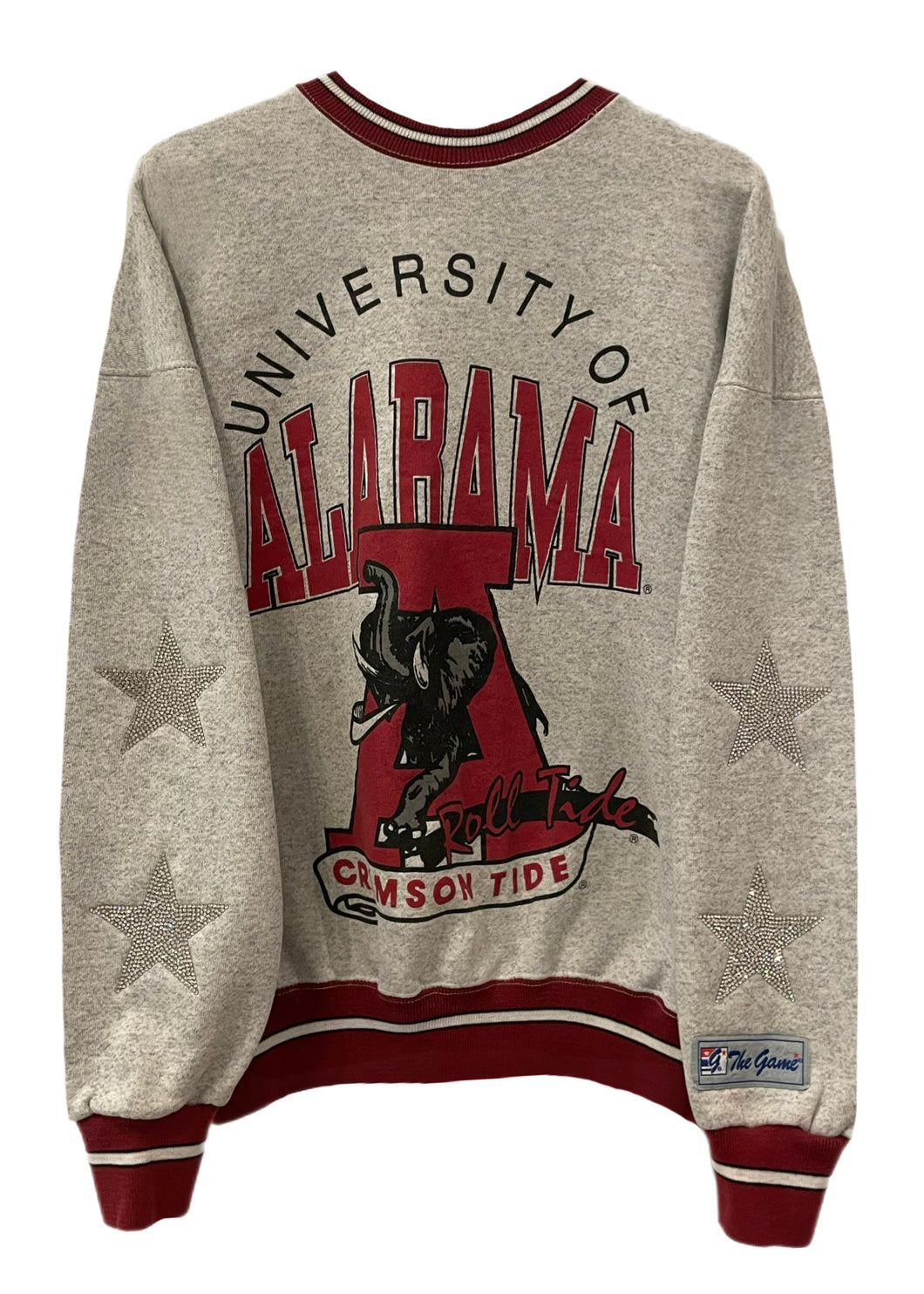 University of Alabama, One of a KIND Vintage Sweatshirt with Crystal Star Design