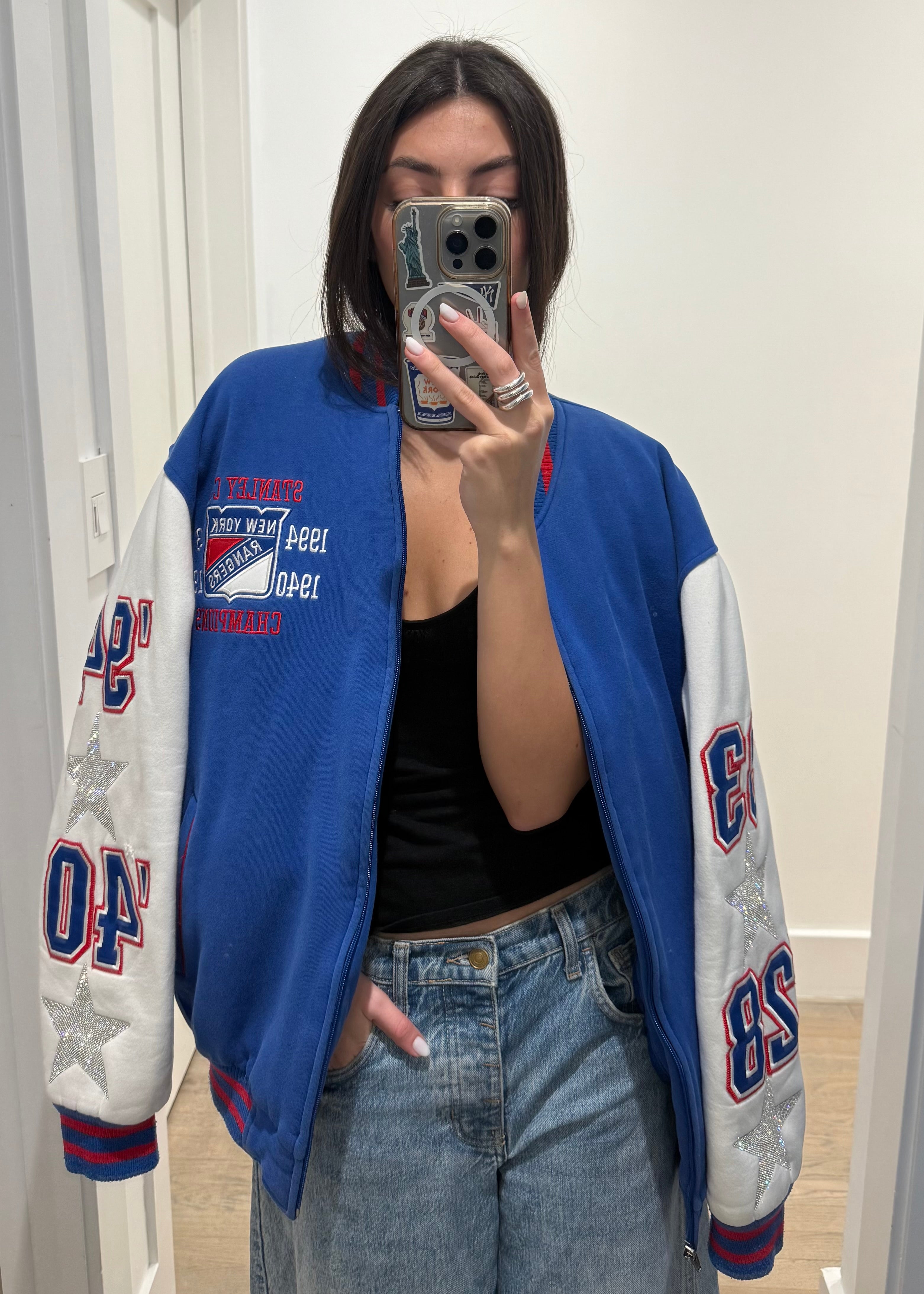 New York Rangers, Hockey One of a KIND “Rare Find” Vintage Varsity