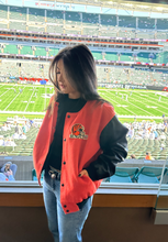 Load image into Gallery viewer, Cincinnati Bengals, Football One of a KIND ”Rare Find Collectors Piece” Vintage Jacket with Large Black Crystal Star
