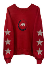 Load image into Gallery viewer, Fresno State, One of a KIND Vintage Bulldogs Sweatshirt with Three Crystal Star Design
