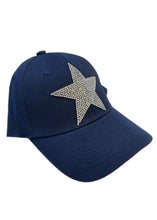 Load image into Gallery viewer, CrystalRags Baseball Cap With Crystal Star Design, Multiple Colors
