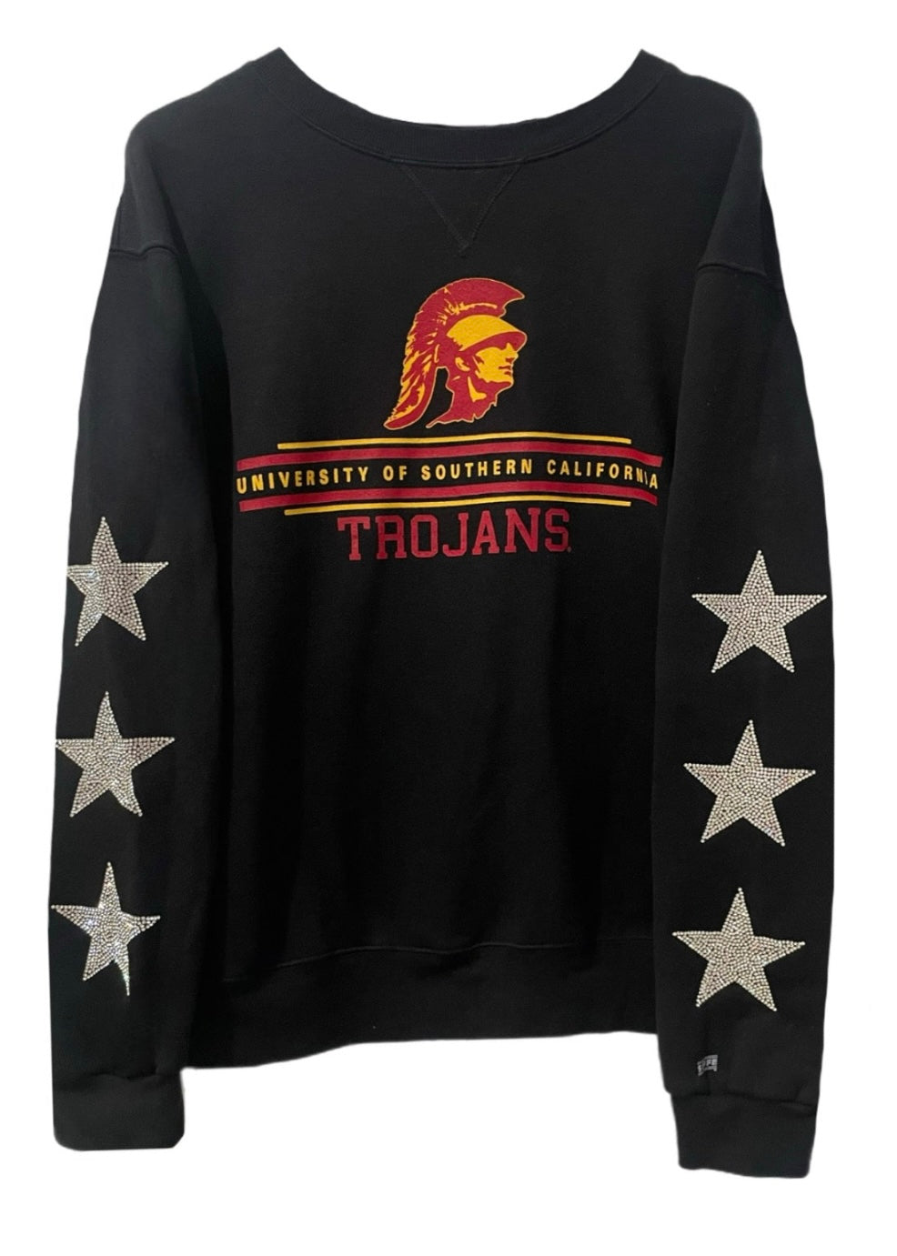 University of Southern California, USC One of a KIND Vintage “Rare Find” Sweatshirt with Three Crystal Star Design