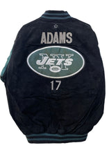 Load image into Gallery viewer, NY Jets, Football One of a KIND “Rare Find” Vintage Jacket with Crystal Star Design, Custom Name &amp; Number
