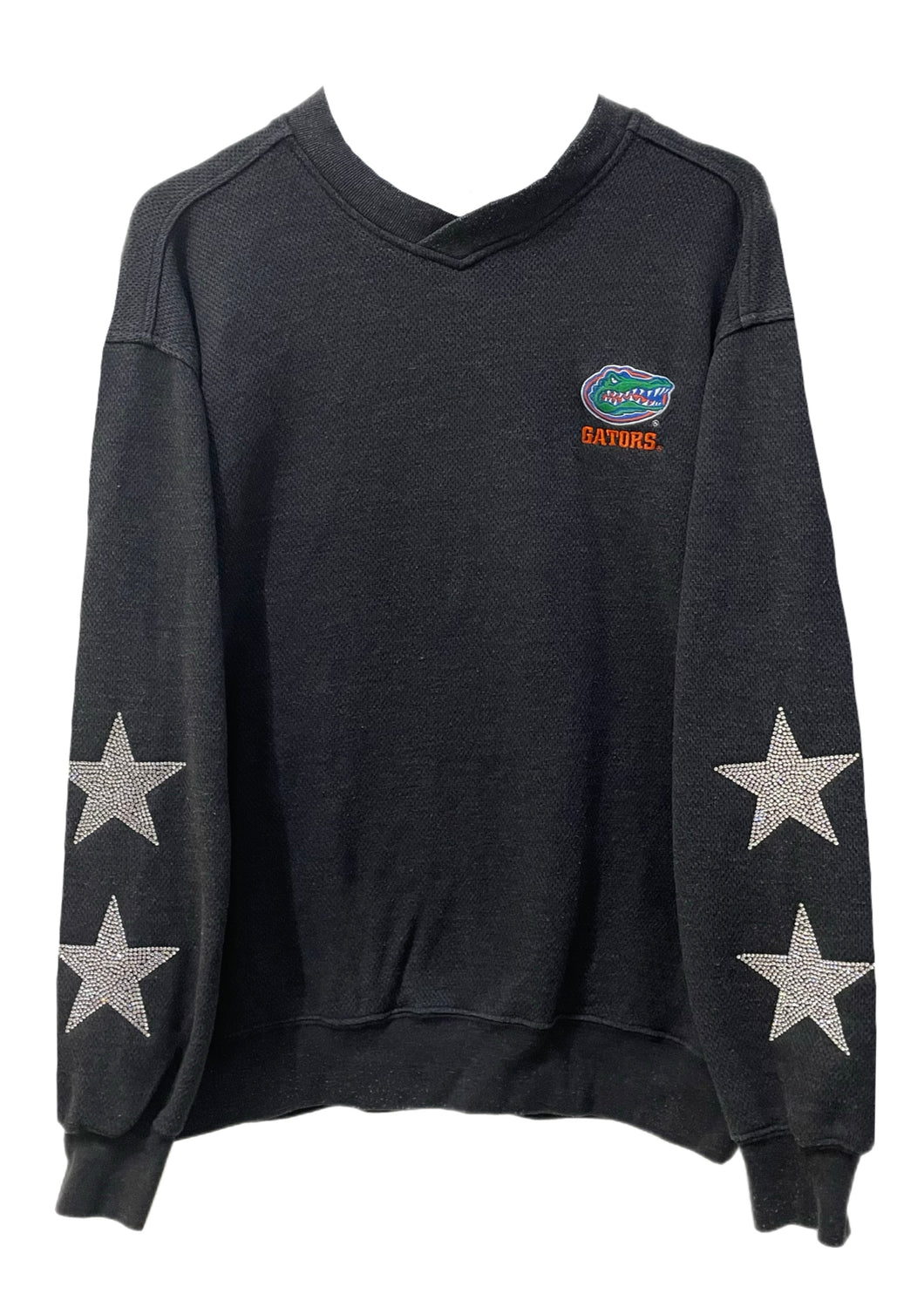 University of Florida, One of a KIND Vintage UF Gators Sweatshirt with Crystal Star Design