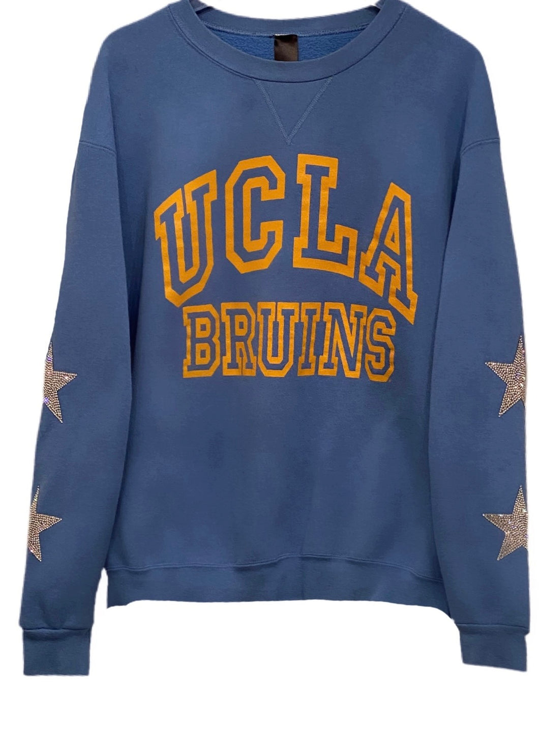 University of California Los Angeles, One of a KIND Vintage Bruins UCLA with Crystals Star Design with Customer Crystal Name & Number
