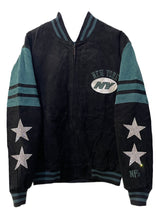 Load image into Gallery viewer, NY Jets, Football One of a KIND “Rare Find” Vintage Jacket with Crystal Star Design, Custom Name &amp; Number
