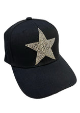 Load image into Gallery viewer, CrystalRags Baseball Cap With Crystal Star Design, Multiple Colors
