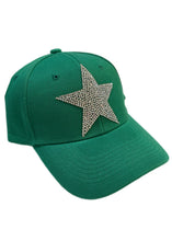 Load image into Gallery viewer, CrystalRags Baseball Cap With Crystal Star Design, Multiple Colors
