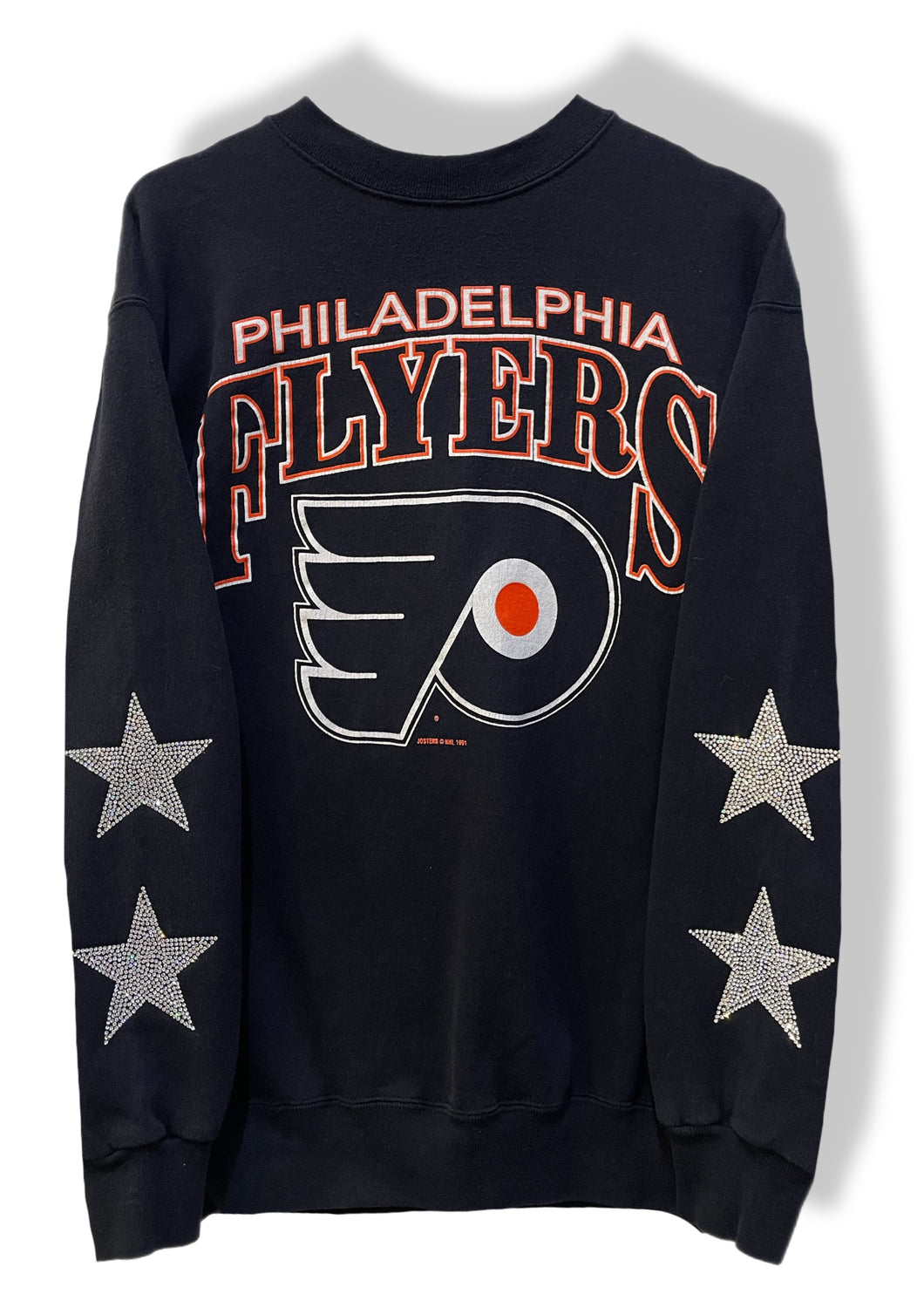 Philadelphia Flyers, Hockey One of a KIND Vintage Sweatshirt with Crystal Star Design