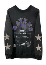 Load image into Gallery viewer, Baltimore Ravens, Football One of a KIND Vintage Sweatshirt with Crystal Star Design
