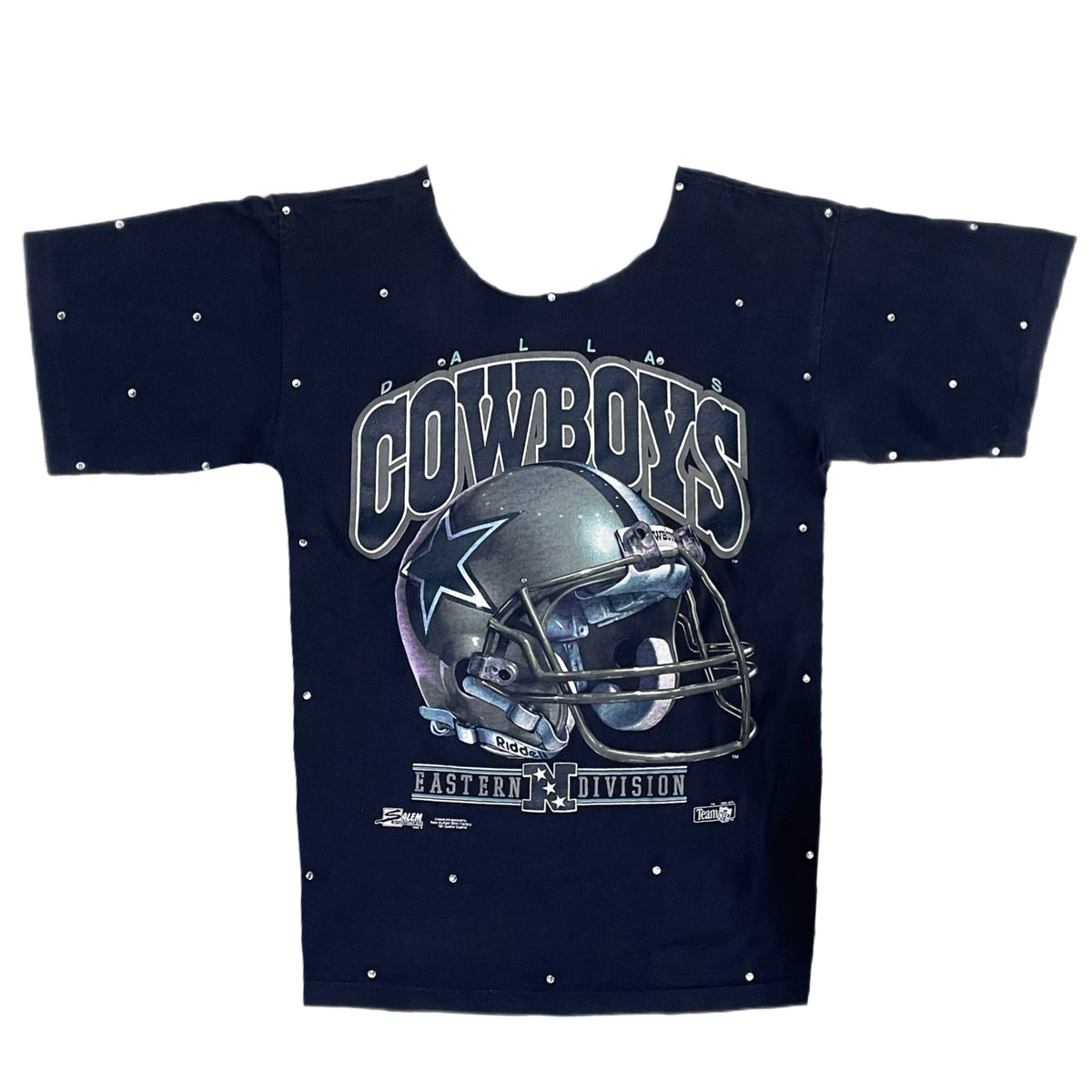 Dallas Cowboys, Football One of a KIND Vintage Off The Shoulder Tee wi ...