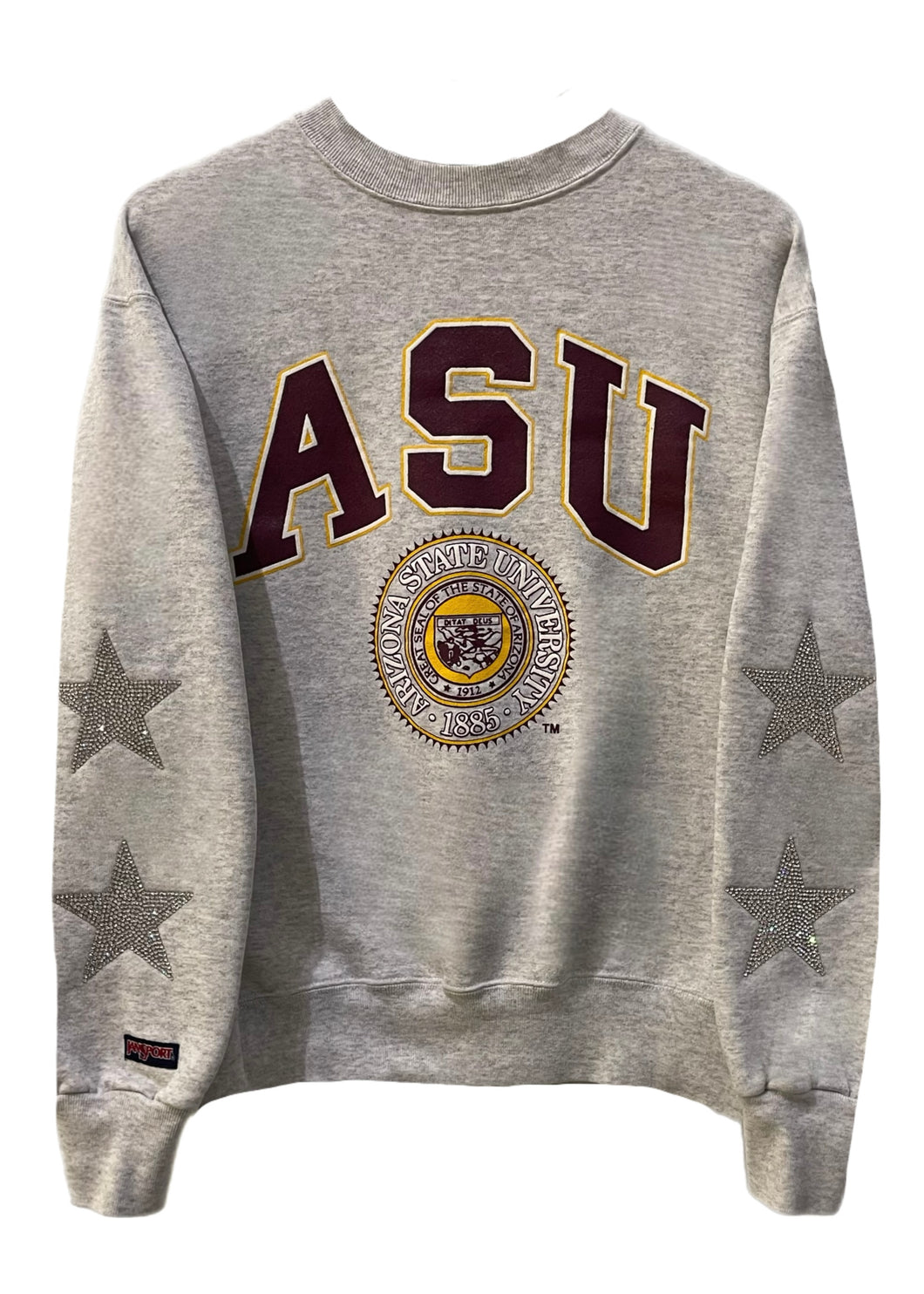 Arizona State University One of a KIND Vintage ASU Sweatshirt with Cr ShopCrystalRags