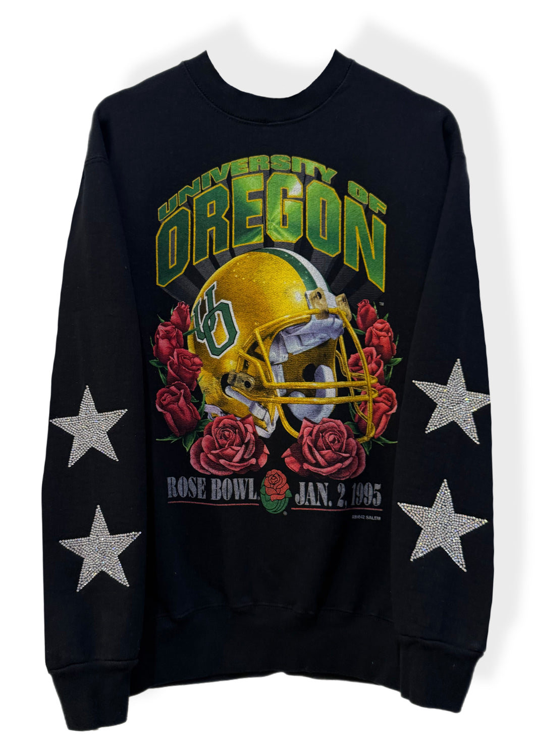 University of Oregon Ducks, One of a KIND “Rare Find” Vintage Sweatshirt with Crystal Star Design